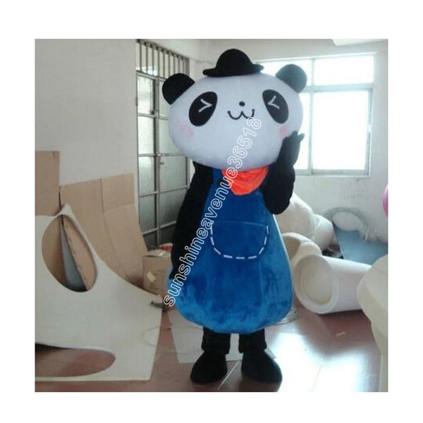 new blue panda mascot costume cartoon anime theme character carnival adults size christmas birthday party outdoor outfit suit, Red;yellow 
new blue panda mascot costume cartoon anime theme character carnival adults size christmas birthday party outdoor outfit suit, Red;yellow