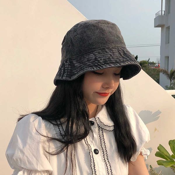 wide brim hats retro washed denim bucket hats women men wide brim folding fisherman hat casual panama hip hop cap gorros outdoor sun caps aa, Blue;gray
wide brim hats retro washed denim bucket hats women men wide brim folding fisherman hat casual panama hip hop cap gorros outdoor sun caps aa, Blue;gray