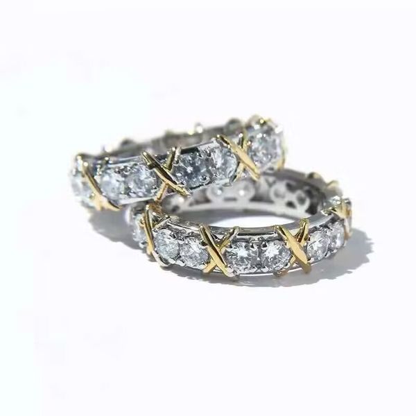 2022 wholesale professional ring eternity diamonique cz simulated white yellow gold filled wedding band cross ring size 5-11 no box, Silver
2022 wholesale professional ring eternity diamonique cz simulated white yellow gold filled wedding band cross ring size 5-11 no box, Silver