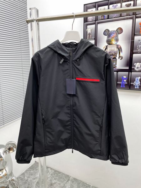 2023 men's sweatshirt spring new men's jacket zipper nylon red label windbreaker hooded jacket windbreaker designer delicate asian, Black
2023 men's sweatshirt spring new men's jacket zipper nylon red label windbreaker hooded jacket windbreaker designer delicate asian, Black