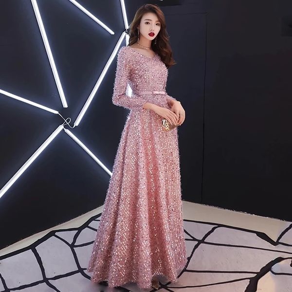 party dresses elegant pink feathers long evening dress with long-sleeve shiny sequin lace up floor-length formal gowns party dresses 230322, White;black
party dresses elegant pink feathers long evening dress with long-sleeve shiny sequin lace up floor-length formal gowns party dresses 230322, White;black