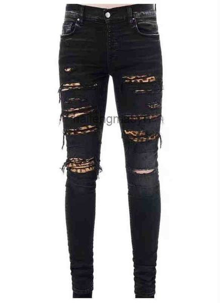 designer men jeans new high street leopard pattern patchwork hole sticking cloth used washing jeans european and american tide, Blue
designer men jeans new high street leopard pattern patchwork hole sticking cloth used washing jeans european and american tide, Blue