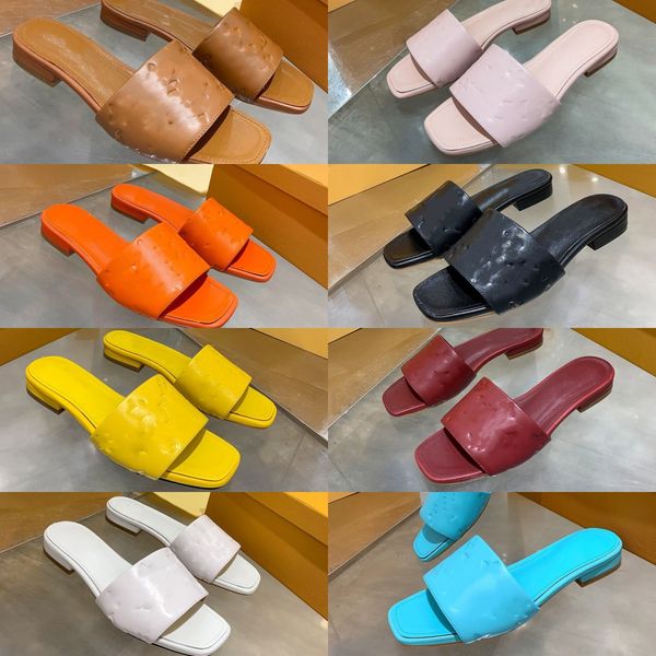 2023 21ss revival flats mules slippers woman logo slides sandals designer shoes black brown waterfront monograms embossed real leather flip
2023 21ss revival flats mules slippers woman logo slides sandals designer shoes black brown waterfront monograms embossed real leather flip
