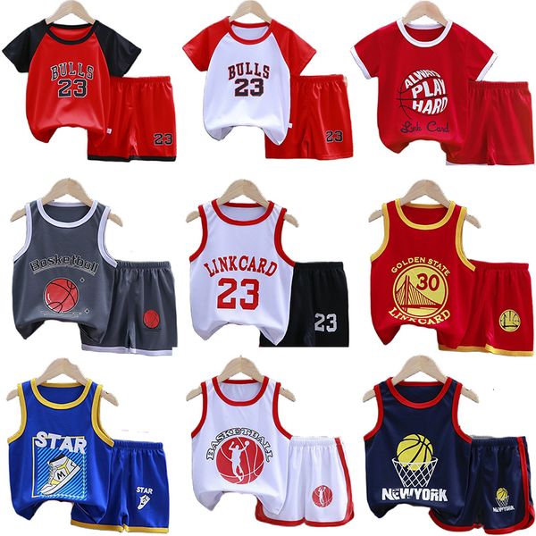 clothing sets boys sports basketball clothes suit summer childrens fashion leisure vest shorts 2pcs toddler boy short sleeve for 210y 230322, White
clothing sets boys sports basketball clothes suit summer childrens fashion leisure vest shorts 2pcs toddler boy short sleeve for 210y 230322, White
