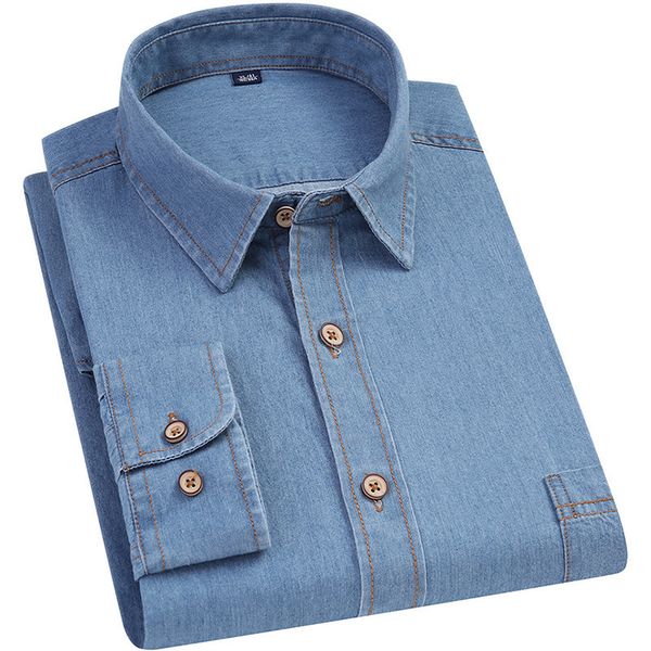 men's casual shirts men's denim long sleeve shirts spring autumn pure color casual slim fit 100 cotton comfortable soft sand washe, White;black
men's casual shirts men's denim long sleeve shirts spring autumn pure color casual slim fit 100 cotton comfortable soft sand washe, White;black