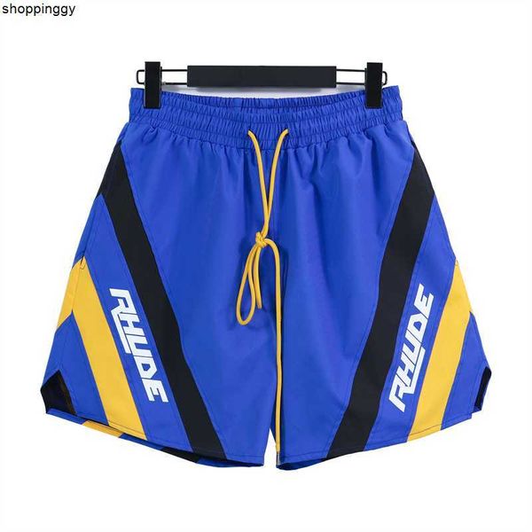 shorts summer patchwork mesh rhude waterproof breeches yellow drawstring elastic waist, White;black
shorts summer patchwork mesh rhude waterproof breeches yellow drawstring elastic waist, White;black