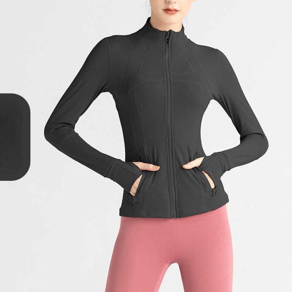 womens gym tracksuits fitness suit label yoga lulus jacket women's quicka drying elastic stand-up neck zipper pocket long-sleeve top, Gray
womens gym tracksuits fitness suit label yoga lulus jacket women's quicka drying elastic stand-up neck zipper pocket long-sleeve top, Gray