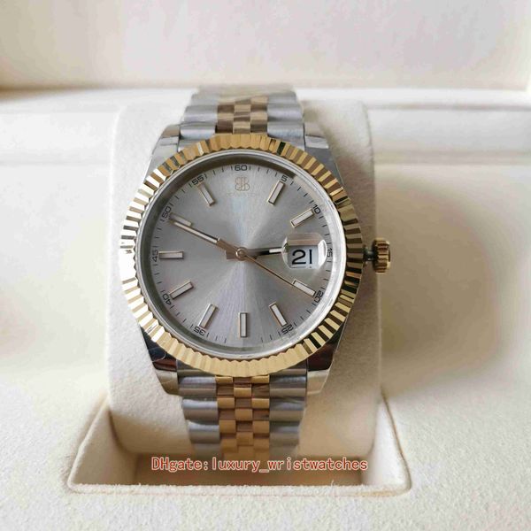 bpf men watches m126333-0002 126333 41mm silver dial yellow gold & steel jubilee bracelet luminova automatic mechanical mens watch wristwatc, Slivery;brown
bpf men watches m126333-0002 126333 41mm silver dial yellow gold & steel jubilee bracelet luminova automatic mechanical mens watch wristwatc, Slivery;brown