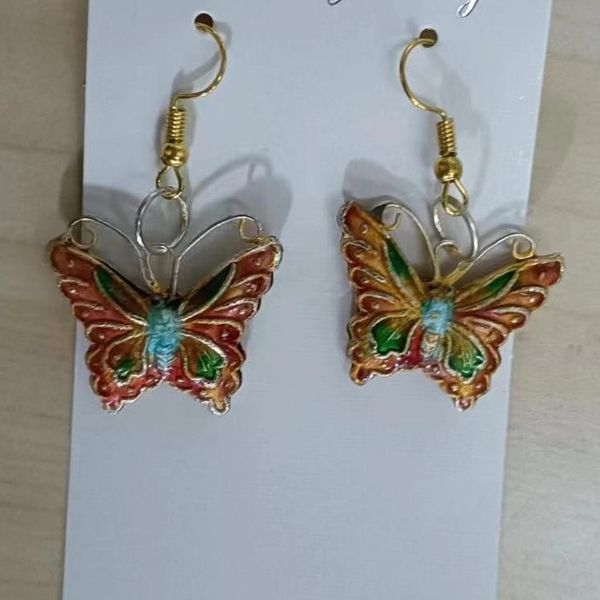 cloisonne enamel large butterfly charm design colorful earrings wholesale jewelry accessories unique traditional handmade women vintage earr, Golden
cloisonne enamel large butterfly charm design colorful earrings wholesale jewelry accessories unique traditional handmade women vintage earr, Golden