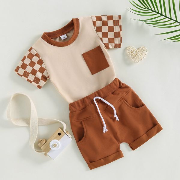 clothing sets summer toddler sets infant clothing kid girl boy short sleeve round neck checkerboard short pants outfit clothes 0-3y 230322, White
clothing sets summer toddler sets infant clothing kid girl boy short sleeve round neck checkerboard short pants outfit clothes 0-3y 230322, White