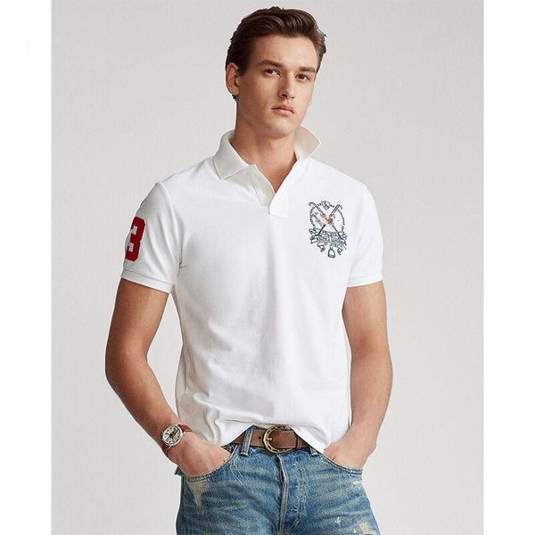 new fashion pattern tricolor polo men's badge solid color t-shirt classic and leisure short sleeve, White;black
new fashion pattern tricolor polo men's badge solid color t-shirt classic and leisure short sleeve, White;black