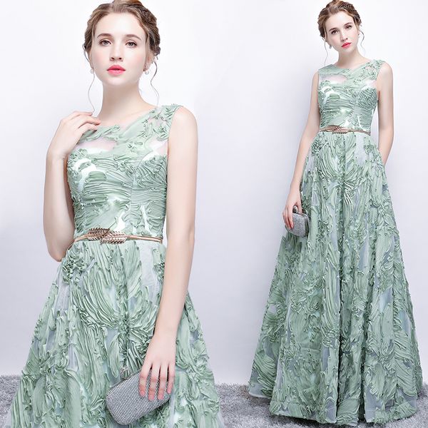 fancy sage evening dress sleeveless zipper back floor length prom formal dresses, Black;red
fancy sage evening dress sleeveless zipper back floor length prom formal dresses, Black;red