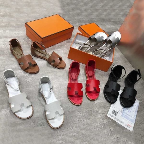 women calfskin leather high heel sandal santorini sandals summer classic sandal flat wedge shoes slippers beach slides 35-41, Black
women calfskin leather high heel sandal santorini sandals summer classic sandal flat wedge shoes slippers beach slides 35-41, Black