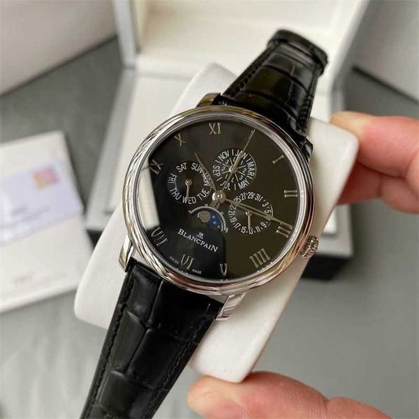mondphasen watch baopo blancpain men's mechanical watch with light multifunctional luxury and noble temperament men's watch wristw, Slivery;golden
mondphasen watch baopo blancpain men's mechanical watch with light multifunctional luxury and noble temperament men's watch wristw, Slivery;golden