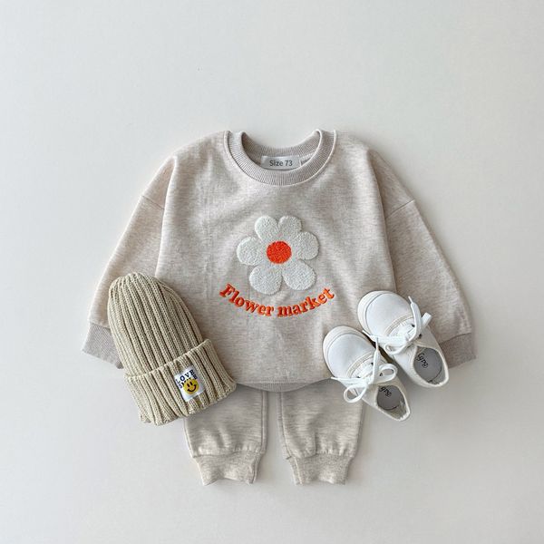 clothing sets korea girls organic cotton flowers sweatshirtpants 2 pcsset tracksuit toddler girl clothes set baby boutique outfits 230322, White
clothing sets korea girls organic cotton flowers sweatshirtpants 2 pcsset tracksuit toddler girl clothes set baby boutique outfits 230322, White