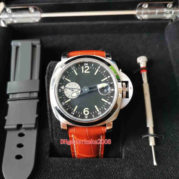vsf super quality men watches 44mm gmt pm88 0008 leather bands leather bands eta 7750 movement mechanical automatic mens watch men's wr, Slivery;brown
vsf super quality men watches 44mm gmt pm88 0008 leather bands leather bands eta 7750 movement mechanical automatic mens watch men's wr, Slivery;brown