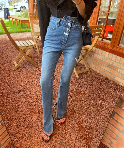 women's pants s korea east gate ins autumn vintage washed high waist diagonal button decal slim 230322, Black;white
women's pants s korea east gate ins autumn vintage washed high waist diagonal button decal slim 230322, Black;white