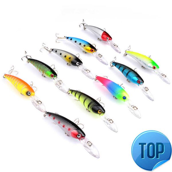 1 pcs quality minnow fishing lure 90mm 8.3g iscas artificiais hard bait wobblers crank bait strong hooks lures for sea fishing
1 pcs quality minnow fishing lure 90mm 8.3g iscas artificiais hard bait wobblers crank bait strong hooks lures for sea fishing