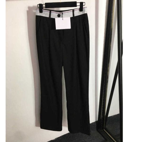 23ss brand designer women trousers new style letter webbing high waist slimming casual trousers suit pants fashion women clothes a1, Black;white
23ss brand designer women trousers new style letter webbing high waist slimming casual trousers suit pants fashion women clothes a1, Black;white