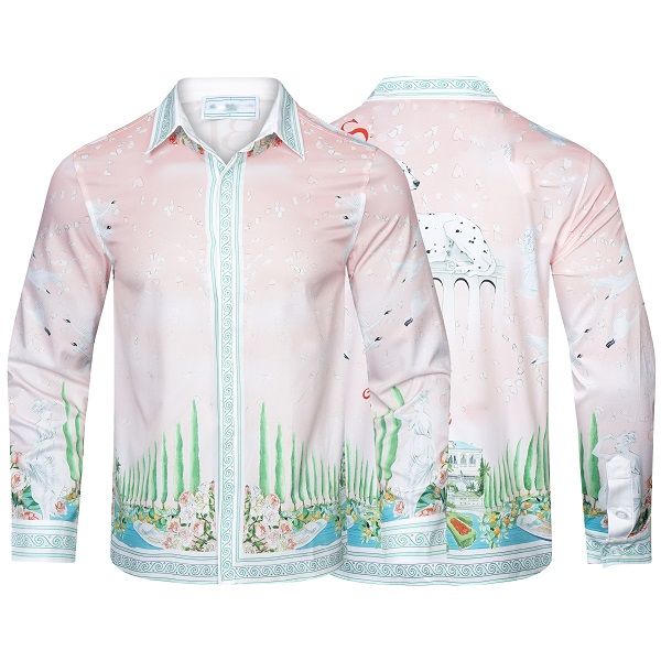 long sleeve shirt casablanca new garden puppy print long sleeve lined with high-quality designer silk shirt size l xl 2xl 3xl, White;black
long sleeve shirt casablanca new garden puppy print long sleeve lined with high-quality designer silk shirt size l xl 2xl 3xl, White;black