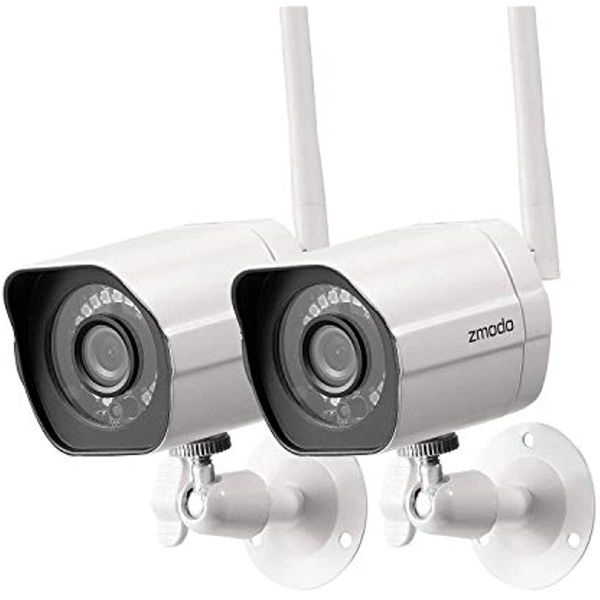 outdoor wireless security camera system, 2 pack 1080p full hd wifi ip cameras with night vision, plug-in, compatible with alexa
outdoor wireless security camera system, 2 pack 1080p full hd wifi ip cameras with night vision, plug-in, compatible with alexa