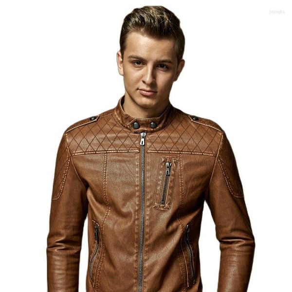 men's jackets 2023 european and american autumn winter leather jacket men's stand collar washed pu nostalgic, Black;brown
men's jackets 2023 european and american autumn winter leather jacket men's stand collar washed pu nostalgic, Black;brown