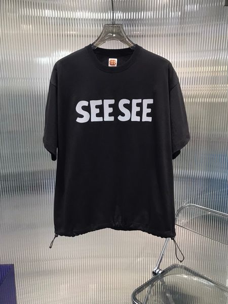 seesee t-shirt men women 1:1relaxed large reflective label men's short sleeve top, White;black
seesee t-shirt men women 1:1relaxed large reflective label men's short sleeve top, White;black
