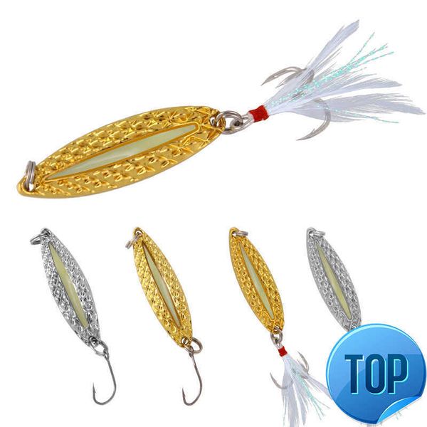 1pcs metal spinner spoon fishing lure 2.5/3.5/5/7/10/15/20g hard bait luminous noise paillette artificial bait small sequins
1pcs metal spinner spoon fishing lure 2.5/3.5/5/7/10/15/20g hard bait luminous noise paillette artificial bait small sequins