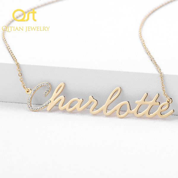 pendant necklaces qitian customize iced out choker first letter in crystal name necklace for women hip hop jewelry gift drop 230321, Silver
pendant necklaces qitian customize iced out choker first letter in crystal name necklace for women hip hop jewelry gift drop 230321, Silver