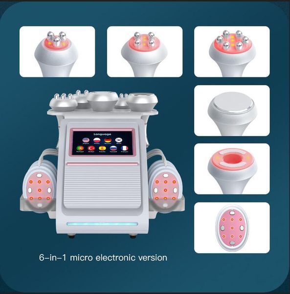 new 6 in 1 slimming vacuum ultrasonic 80k cavitation radio frequency rf massager body slimming machine weight loss beauty machine
new 6 in 1 slimming vacuum ultrasonic 80k cavitation radio frequency rf massager body slimming machine weight loss beauty machine