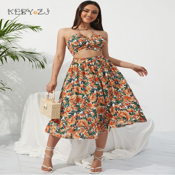 women's knits tees keby zj summer boho bikini set dress chic women elastic waist two pieces skirt with female beach holiday floral prin, White
women's knits tees keby zj summer boho bikini set dress chic women elastic waist two pieces skirt with female beach holiday floral prin, White