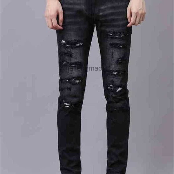 mens jeans designer winter new hole patch european and american fashion slp style slim black jeans men's 8314 hip hop ezy, Blue
mens jeans designer winter new hole patch european and american fashion slp style slim black jeans men's 8314 hip hop ezy, Blue