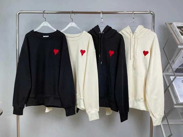 hoodie male and female designers amis paris hooded highs quality sweater embroidered red love spring round neck jumper couple sweatshirts, Black
hoodie male and female designers amis paris hooded highs quality sweater embroidered red love spring round neck jumper couple sweatshirts, Black