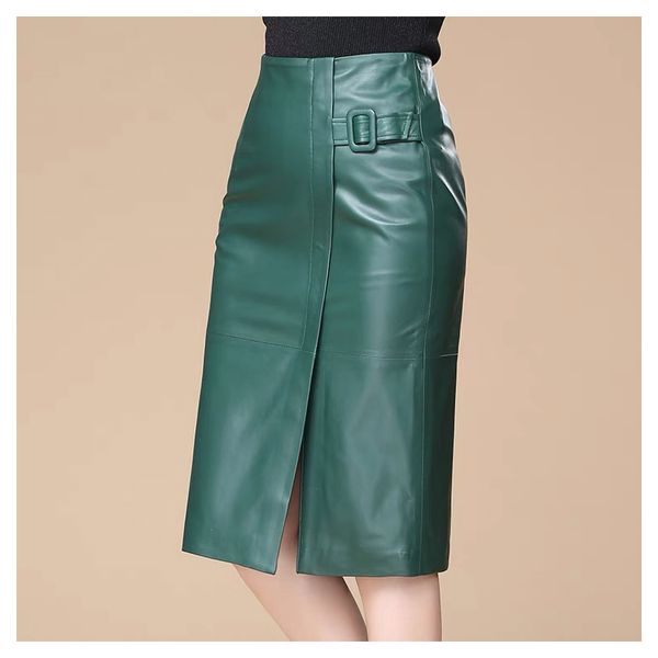 skirts midi pencil skirt for women korean fashion style office lady high waist genuine leather skirts female outwear 230322, Black
skirts midi pencil skirt for women korean fashion style office lady high waist genuine leather skirts female outwear 230322, Black