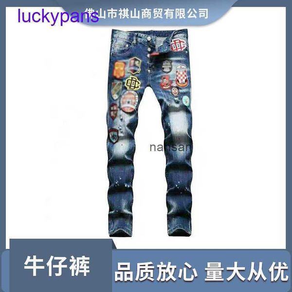 dsq dsquare original edition 8a jeans for sale new tattered paint splashing men's slim d2 fit white multi badge elastic tight beggar ti, Blue
dsq dsquare original edition 8a jeans for sale new tattered paint splashing men's slim d2 fit white multi badge elastic tight beggar ti, Blue