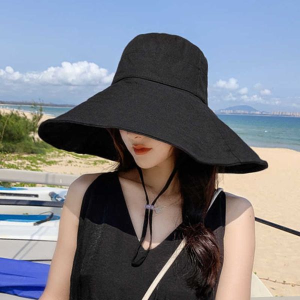 wide brim hats japan and south korea big brim hat women's spring and summer foldable travel sun hat sun hat solid color casual fisherma, Blue;gray
wide brim hats japan and south korea big brim hat women's spring and summer foldable travel sun hat sun hat solid color casual fisherma, Blue;gray