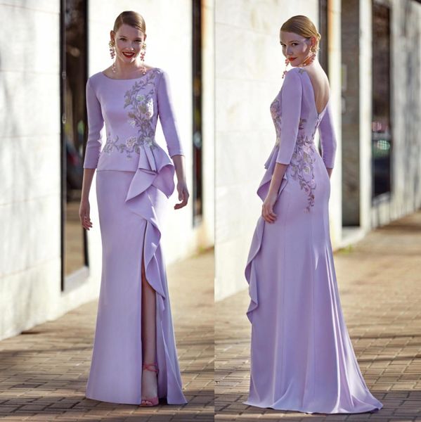 lavender backless mother of the bride dresses mermaid appliqued wedding guest dress long sleeves bateau neckline side split satin evening go, Black;red
lavender backless mother of the bride dresses mermaid appliqued wedding guest dress long sleeves bateau neckline side split satin evening go, Black;red