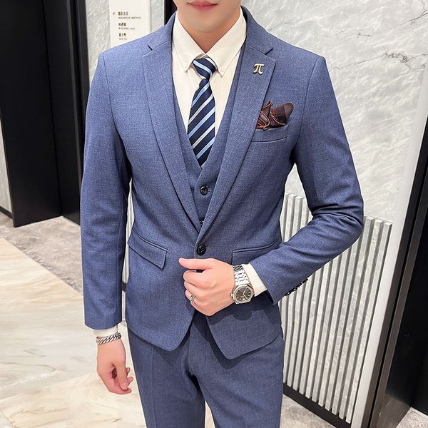 men's suits blazers men's fashion high-end suit 3-piece wedding dress suit jacketvestpants british style business office suit 3-pi, White;black
men's suits blazers men's fashion high-end suit 3-piece wedding dress suit jacketvestpants british style business office suit 3-pi, White;black