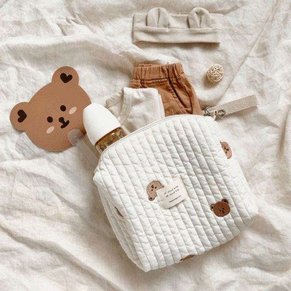 diaper bags cotton baby diaper bag nappy pouch travel stroller storage bags south koreas ins cute bear embroidery mommy bag handbags 230322
diaper bags cotton baby diaper bag nappy pouch travel stroller storage bags south koreas ins cute bear embroidery mommy bag handbags 230322