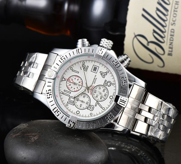 2023 mens automatic quartz watch six needles all dials work steel strap 1884 luxury brand wristwatches fasshion brei super montre de luxe, Slivery;golden
2023 mens automatic quartz watch six needles all dials work steel strap 1884 luxury brand wristwatches fasshion brei super montre de luxe, Slivery;golden