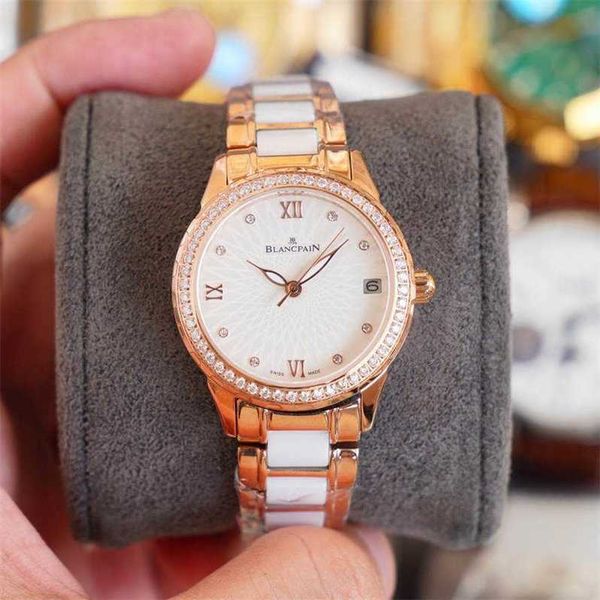 with ceramic titanium watch baopo blancpain women's automatic mechanical watch light luxury appearance and noble temperament women', Slivery;golden
with ceramic titanium watch baopo blancpain women's automatic mechanical watch light luxury appearance and noble temperament women', Slivery;golden