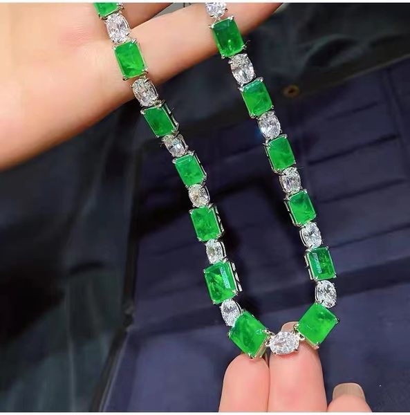 trendy lab emerald diamond necklace 925 sterling silver party wedding chocker necklace for women bridal pendant jewelry gift
trendy lab emerald diamond necklace 925 sterling silver party wedding chocker necklace for women bridal pendant jewelry gift