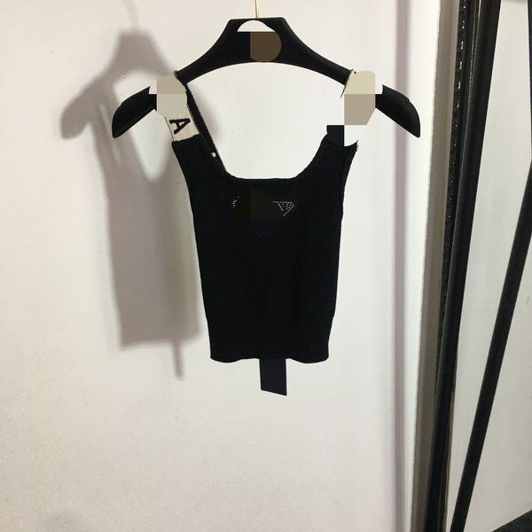 302 2023 spring brand same style sweater sleeveless white crew neck pullover fashion womens clothes womens meiyi, White;black
302 2023 spring brand same style sweater sleeveless white crew neck pullover fashion womens clothes womens meiyi, White;black