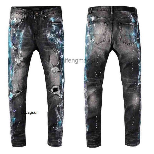 mens jeans trend new men's knee white and broken hole graffiti cowboy small foot motorcycle pants 636, Blue
mens jeans trend new men's knee white and broken hole graffiti cowboy small foot motorcycle pants 636, Blue