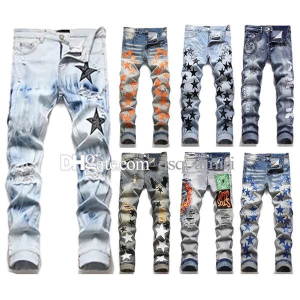 jeans varsity men european amiri jean hombre letter star mens skinny embroidery patchwork ripped mens trend brand motorcycle pant, Blue
jeans varsity men european amiri jean hombre letter star mens skinny embroidery patchwork ripped mens trend brand motorcycle pant, Blue