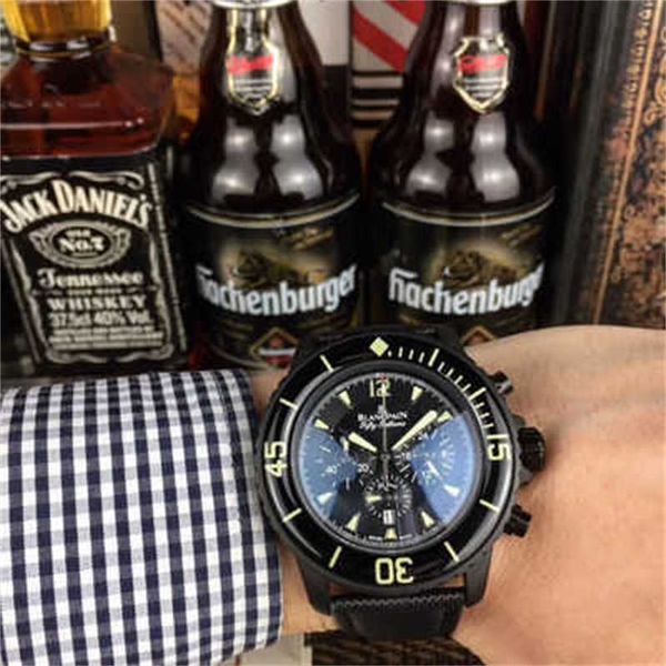 mechanical ceramic titanium watch p980baopo blancpain series multifunctional movement men's watch p70k, Slivery;golden
mechanical ceramic titanium watch p980baopo blancpain series multifunctional movement men's watch p70k, Slivery;golden
