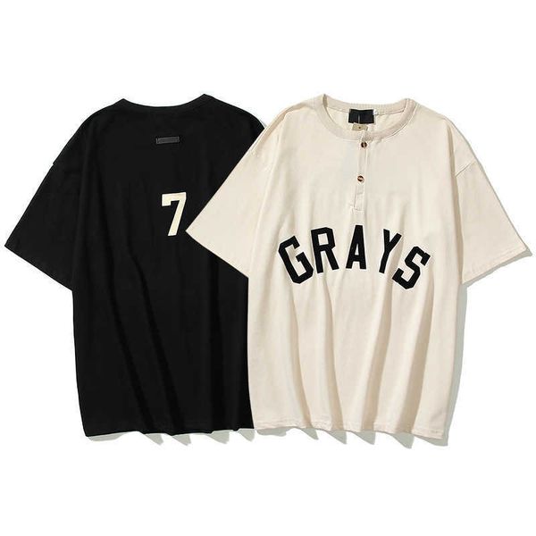 essentialls t shirt for men women sport tshirt season main line grays letter flocked henry neck short sleeve men's high street couple, White;black
essentialls t shirt for men women sport tshirt season main line grays letter flocked henry neck short sleeve men's high street couple, White;black