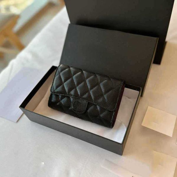 luxury leather designer wallet genuine leather caviar coin purse credit card passport holder mid length luxury leather coin purse with box, Red;black
luxury leather designer wallet genuine leather caviar coin purse credit card passport holder mid length luxury leather coin purse with box, Red;black