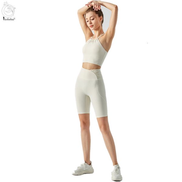 women's two piece pants yushuhua cycling sports 2 set casual clothing gym jogging gather bras elasticity high waist yoga shorts 230322, White
women's two piece pants yushuhua cycling sports 2 set casual clothing gym jogging gather bras elasticity high waist yoga shorts 230322, White