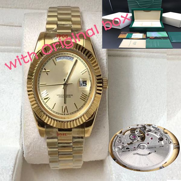 luxury man watch datejust daydate 41mm 904l stainless steel watches men 2813 mechanical automatic president desinger mens watches waterproof, Slivery;brown
luxury man watch datejust daydate 41mm 904l stainless steel watches men 2813 mechanical automatic president desinger mens watches waterproof, Slivery;brown